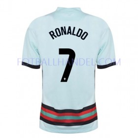 Herre Fotballdrakter Portugal Cristiano Ronaldo 7 Borte Euro 2020 Kortermet